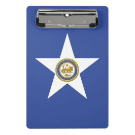 Mini portapapeles con bandera de Houston, EE. UU.