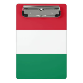 Mini portapapeles con bandera de Hungría