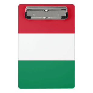 Mini portapapeles con bandera de Hungría