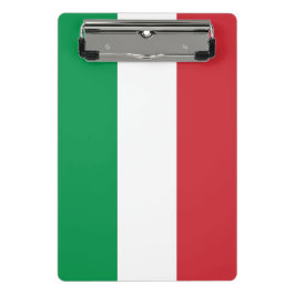 Mini portapapeles con bandera de Italia