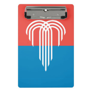 Mini portapapeles con bandera de Kansas City, Miss