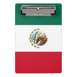 Mini portapapeles con bandera de México