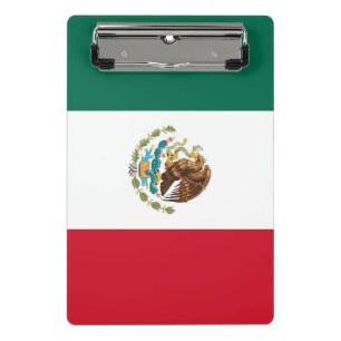 Mini portapapeles con bandera de México
