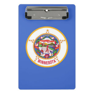 Mini portapapeles con bandera de Minnesota, EE.UU.