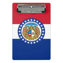 Mini portapapeles con bandera de Misuri, EE. UU.
