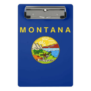 Mini portapapeles con bandera de Montana, Estados