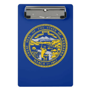 Mini portapapeles con bandera de Nebraska, Estados