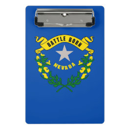Mini portapapeles con bandera de Nevada, Estados U