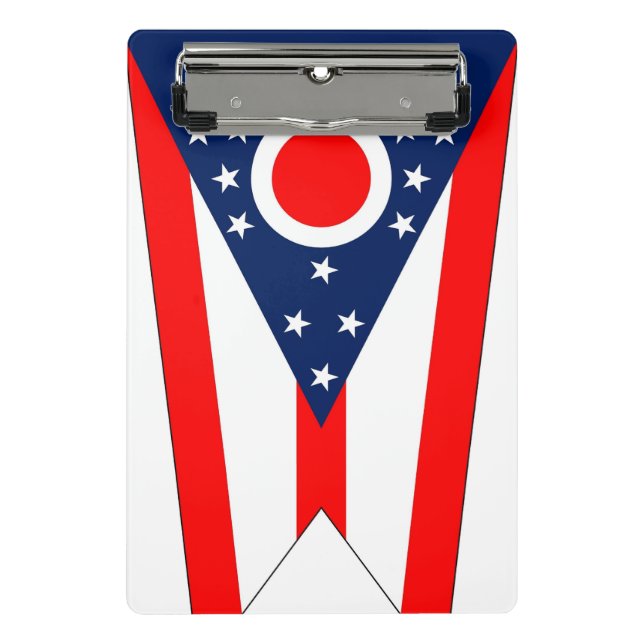 Mini portapapeles con bandera de Ohio, EE.UU. (Anverso)