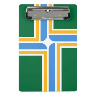 Mini portapapeles con bandera de Portland, EE. UU.