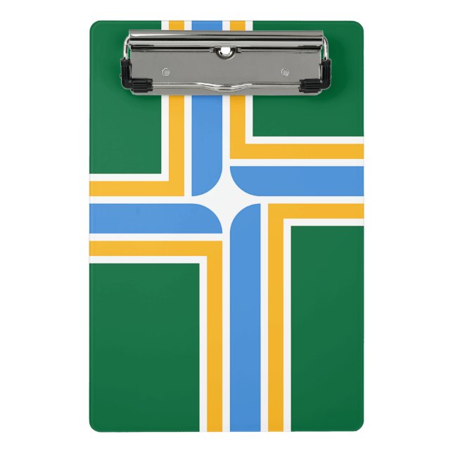 Mini portapapeles con bandera de Portland, EE. UU. (Anverso)