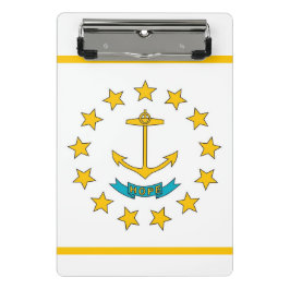 Mini portapapeles con bandera de Rhode Island, Est