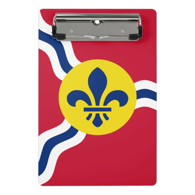 Mini portapapeles con bandera de St. Louis, Missou (Anverso)