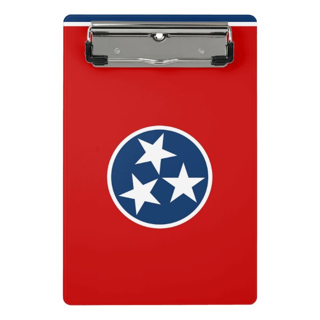Mini portapapeles con bandera de Tennessee, EE.UU. (Anverso)