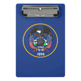 Mini portapapeles con bandera de Utah, EE.UU.