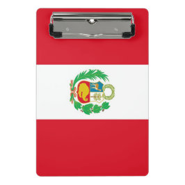Mini portapapeles con bandera del Perú
