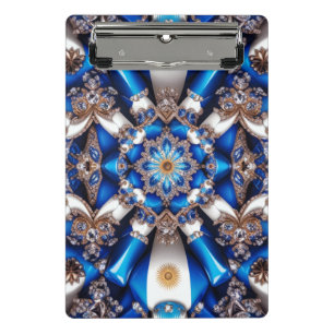 Mini portapapeles con colores argentinos