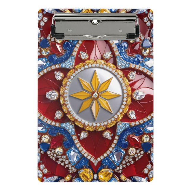 Mini portapapeles con colores colombianos (Anverso)