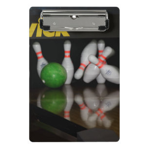 Mini portapapeles de bolos