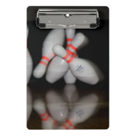 Mini portapapeles de bolos