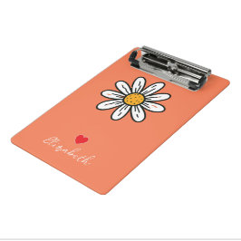 Mini Portapapeles de Daisy Whimsical - Arte Floral