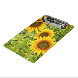 Mini portapapeles de "girasol"