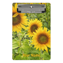 Mini portapapeles de "girasol"