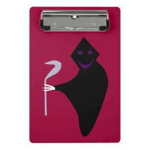 Mini portapapeles de Halloween de Grim Reaper