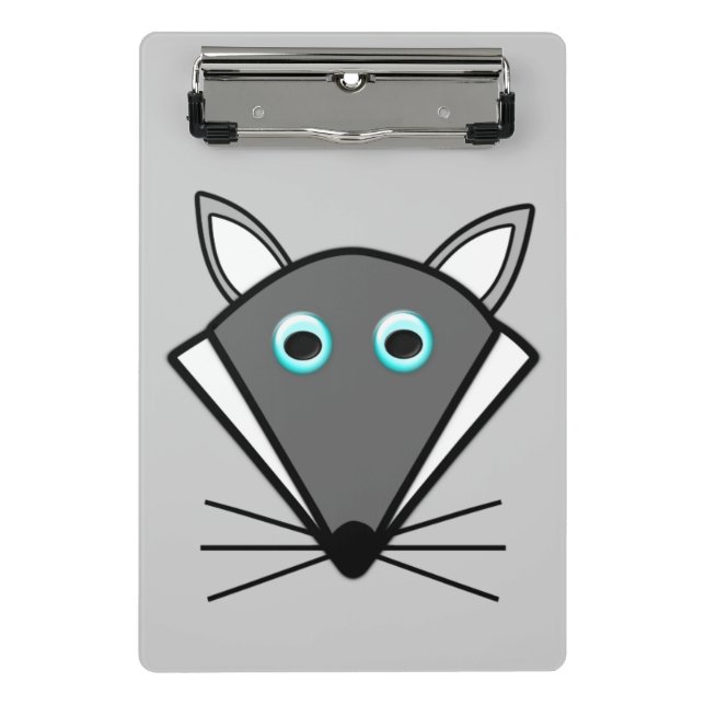 Mini portapapeles de Lobo de Halloween (Anverso)