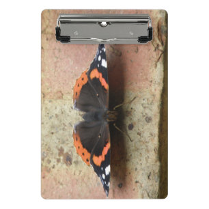 Mini portapapeles de mariposa de Almirante Rojo