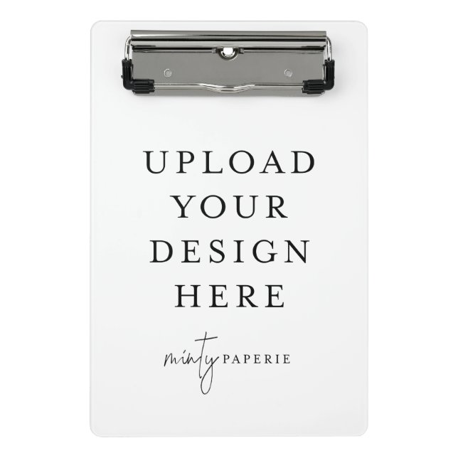 Mini portapapeles de personalizado 9"x6" (Anverso)