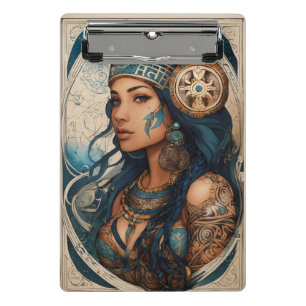 Mini portapapeles de Princesa Zodiaca - Elegante y