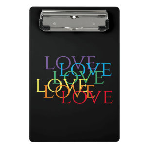 Mini portapapeles de RAINBOW LOVE II
