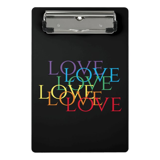 Mini portapapeles de RAINBOW LOVE II (Anverso)