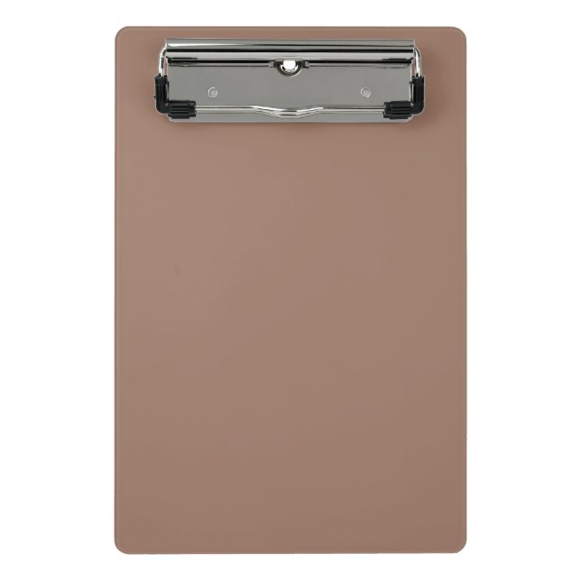 Mini portapapeles de Sleek Brown para profesionale (Anverso)