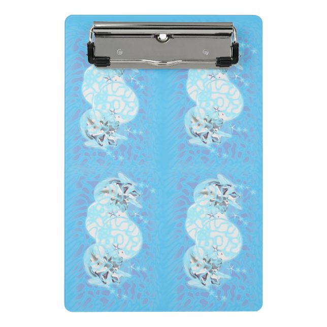 Mini Portapapeles Resumen de estilo Art Wind (Anverso)