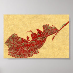 Mini Poster de impresión de la naturaleza de la ho