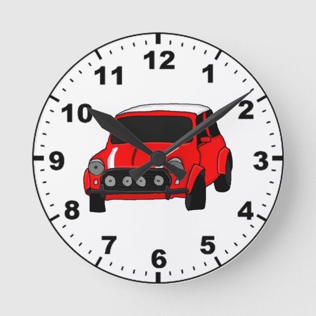 Mini relojes de pared de diseño de coches (Anverso)