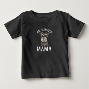 Mini Schnauzer Mamá Camisa Mini Schnauzer Mamá