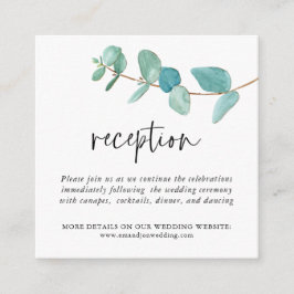 MINI TAMAÑO Eucalyptus Boda Recepción