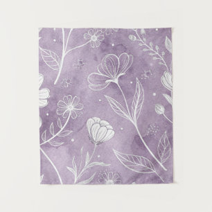 Mini Tapiz Floral Soñador de Pared – 34" x 40"