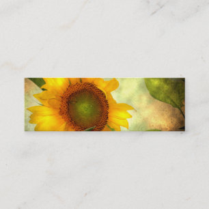 Mini tarjeta adaptable del girasol