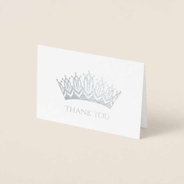 Mini tarjeta de la corona del Relieve metalizado (Anverso)