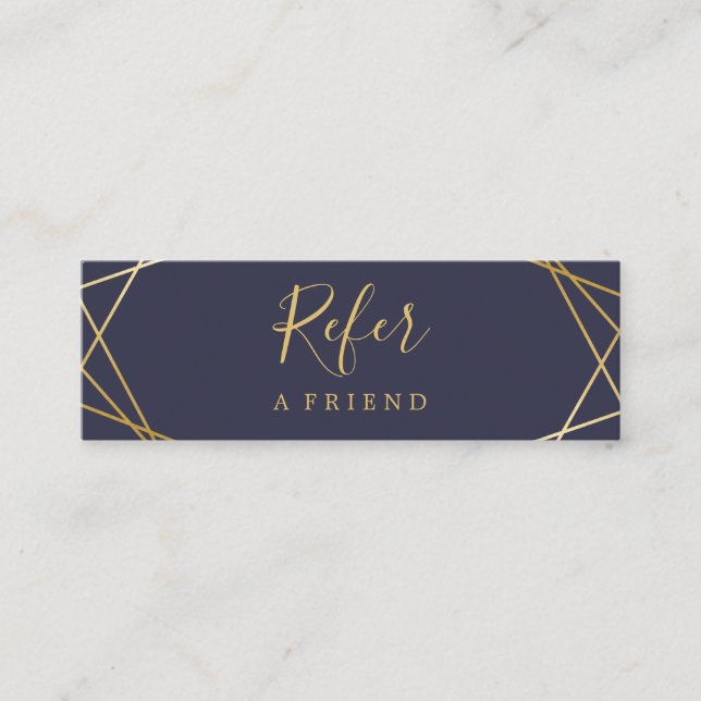 Mini tarjeta de la remisión del modelo geométrico (Anverso)