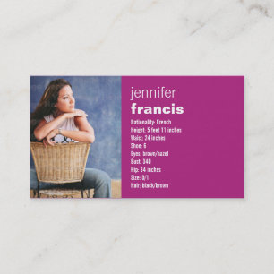 Mini tarjeta de los comp de la travesía rosada