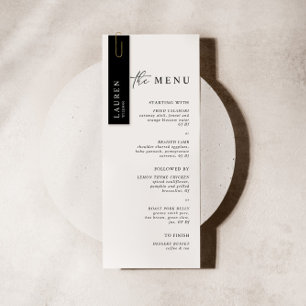 Mini tarjeta de perfil de 6 en 1 de recepción negr