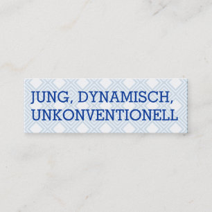 Mini tarjeta de presentación