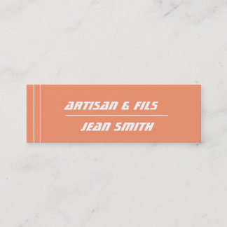 mini tarjeta de visita