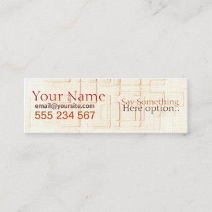 Mini tarjeta de visita Absatech