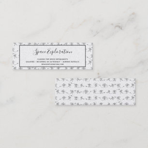 Mini tarjeta de visita Astronauta